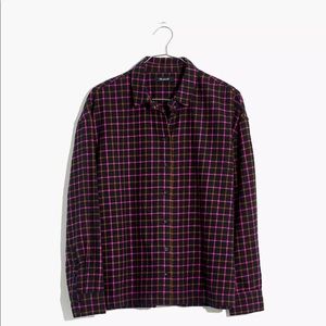 Madewell Westlake Flannel Shirt Stoppard Plaid